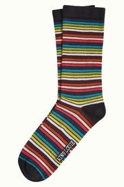 Socks Lumi Stripe 001 Black - LEEF mode en accessoires