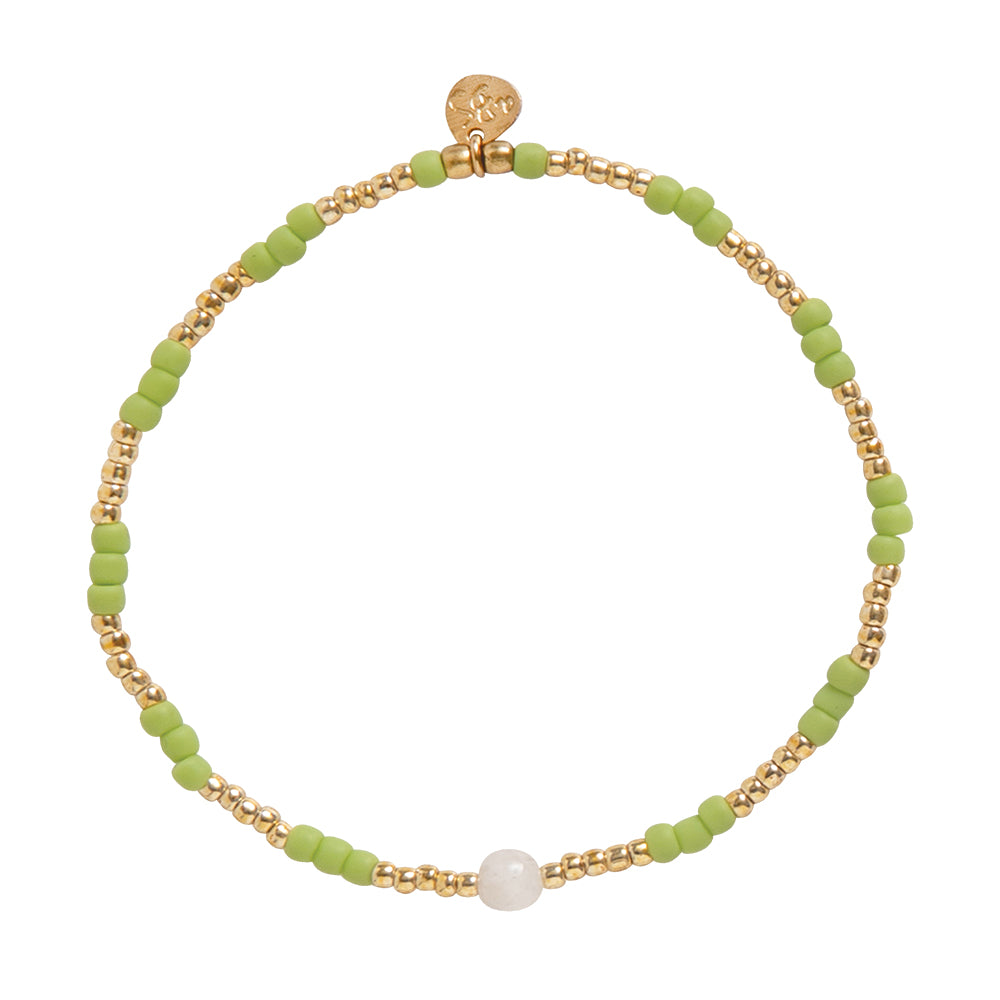 Splash Moonstone Bracelet GC Moonstone - LEEF mode en accessoires