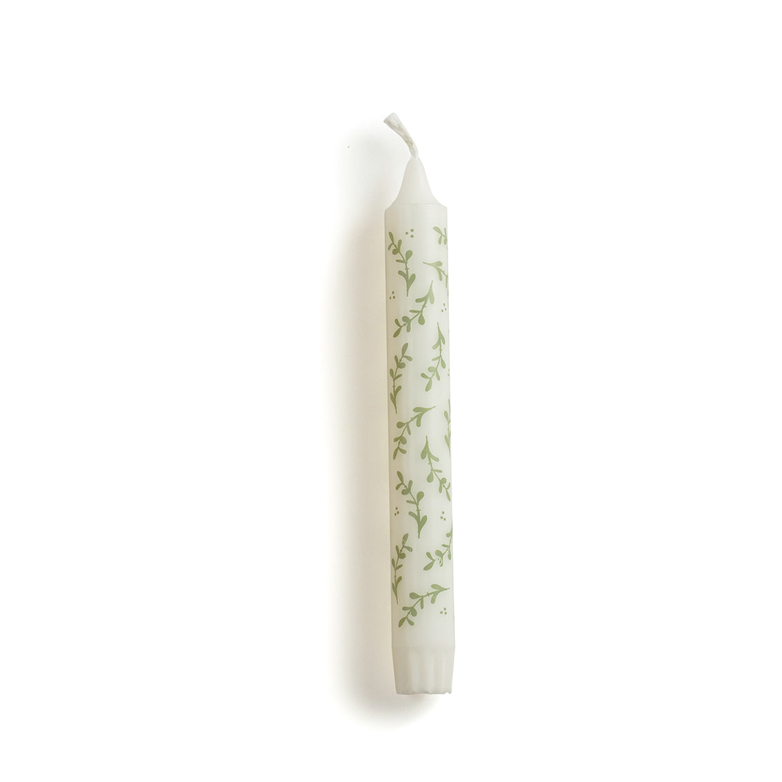 Rustik Lys kerst stearine dinerkaarsen, Ø2,2x19 cm met mistletoe patroon, sfeervol voor feestdagen en kerstdiners