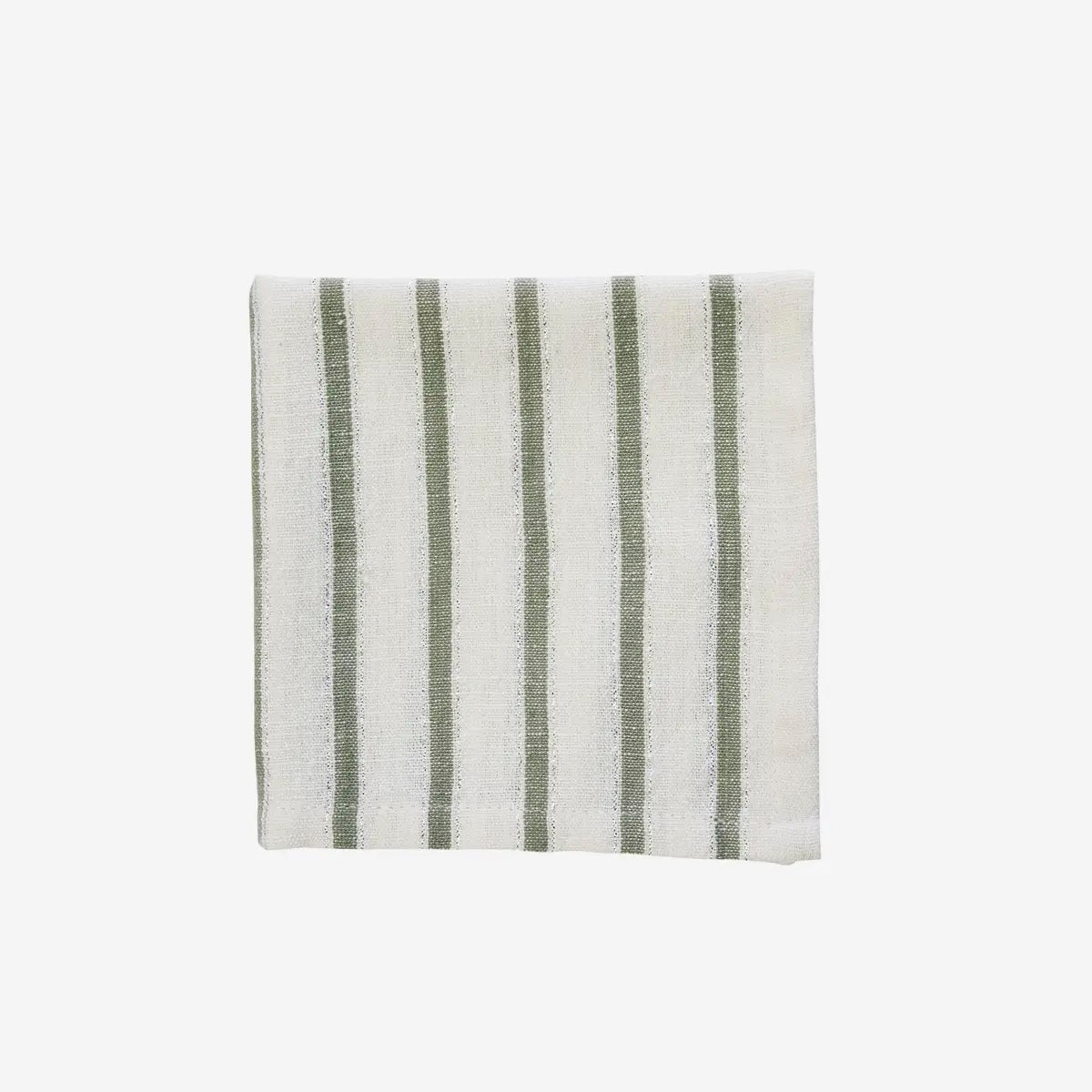 Striped Cotton Napkins 35x35cm set of 4 - LEEF mode en accessoires
