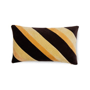 Striped Velvet Cushion Fame (60x35cm) Fame - LEEF mode en accessoires