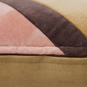 Striped Velvet Cushion Sunkissed (50x35cm) Sunkissed - LEEF mode en accessoires