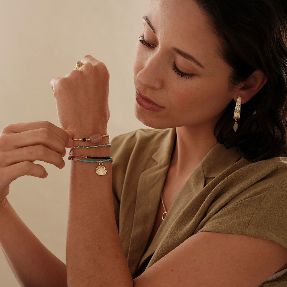 Surprise126RoseQuartzGarnetBraceletGCRosequartz__2