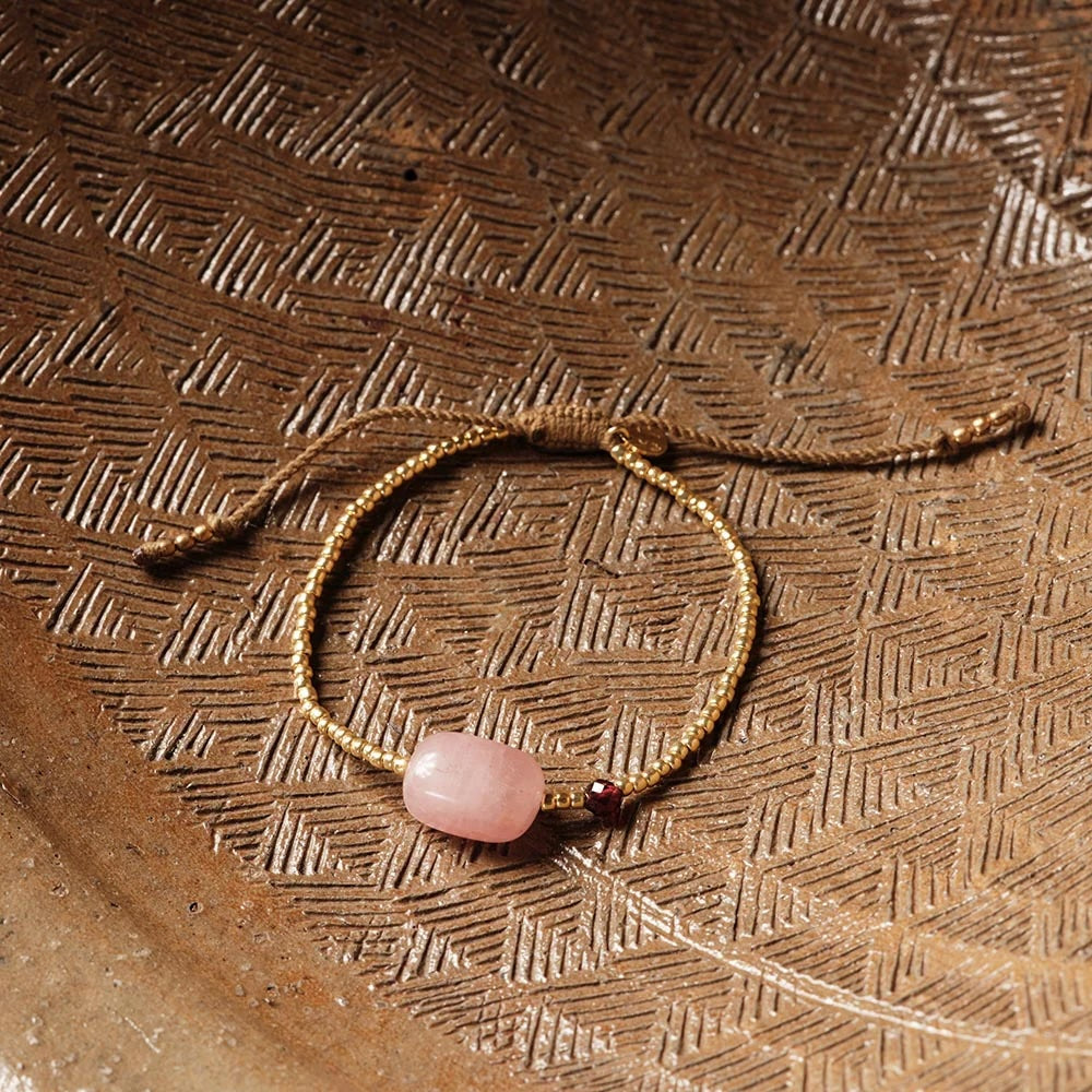Surprise126RoseQuartzGarnetBraceletGCRosequartz__3