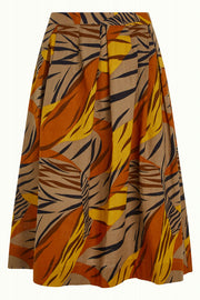 Suzette  Pleat Skirt Zolea 088 Sulphur Yellow - LEEF mode en accessoires