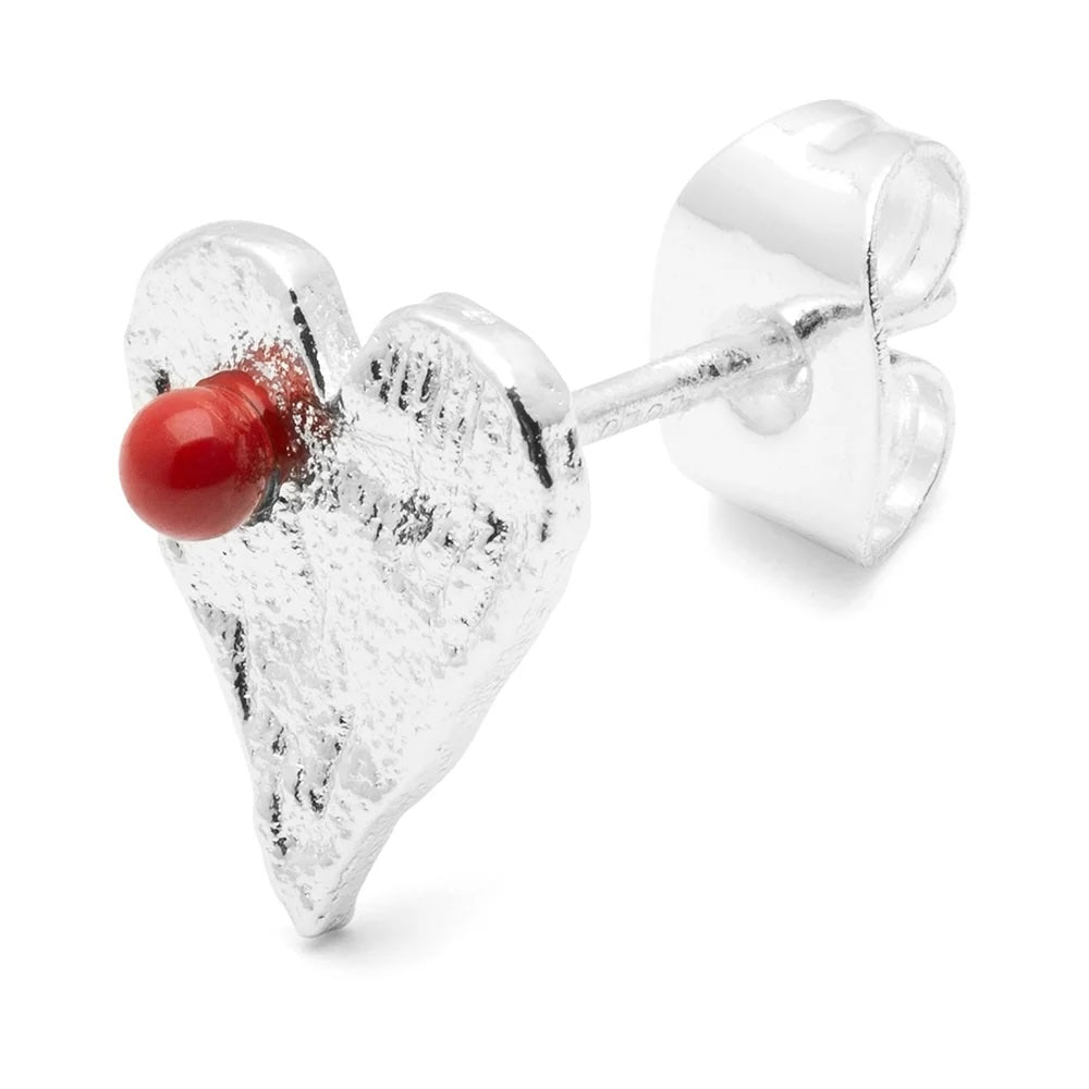 SweetHeartEarring1pcsSilverPlated__1