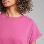 T-Shirt Dress Eksta Hemp  Violet Purple - LEEF mode en accessoires