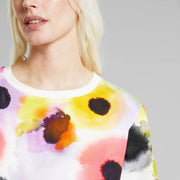 T-Shirt Vadstena Abstract Floral Multi Color - LEEF mode en accessoires