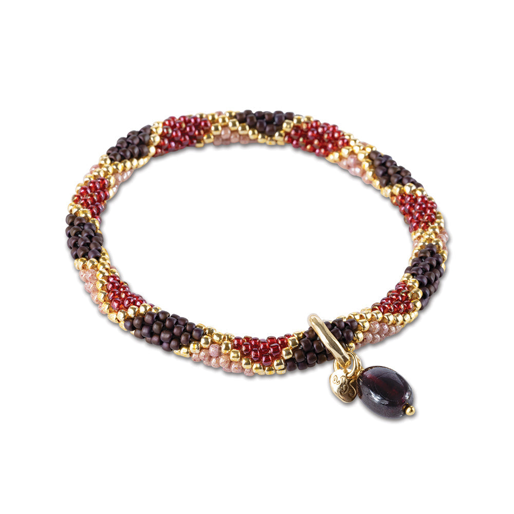 Talented Garnet Bracelet Gold Colored Garnet
