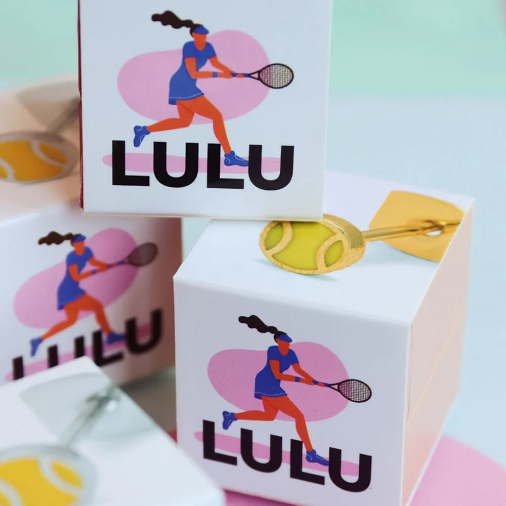 TennisEarring1pcsGoldPlated__5