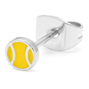 TennisEarring1pcsSilverPlated__1