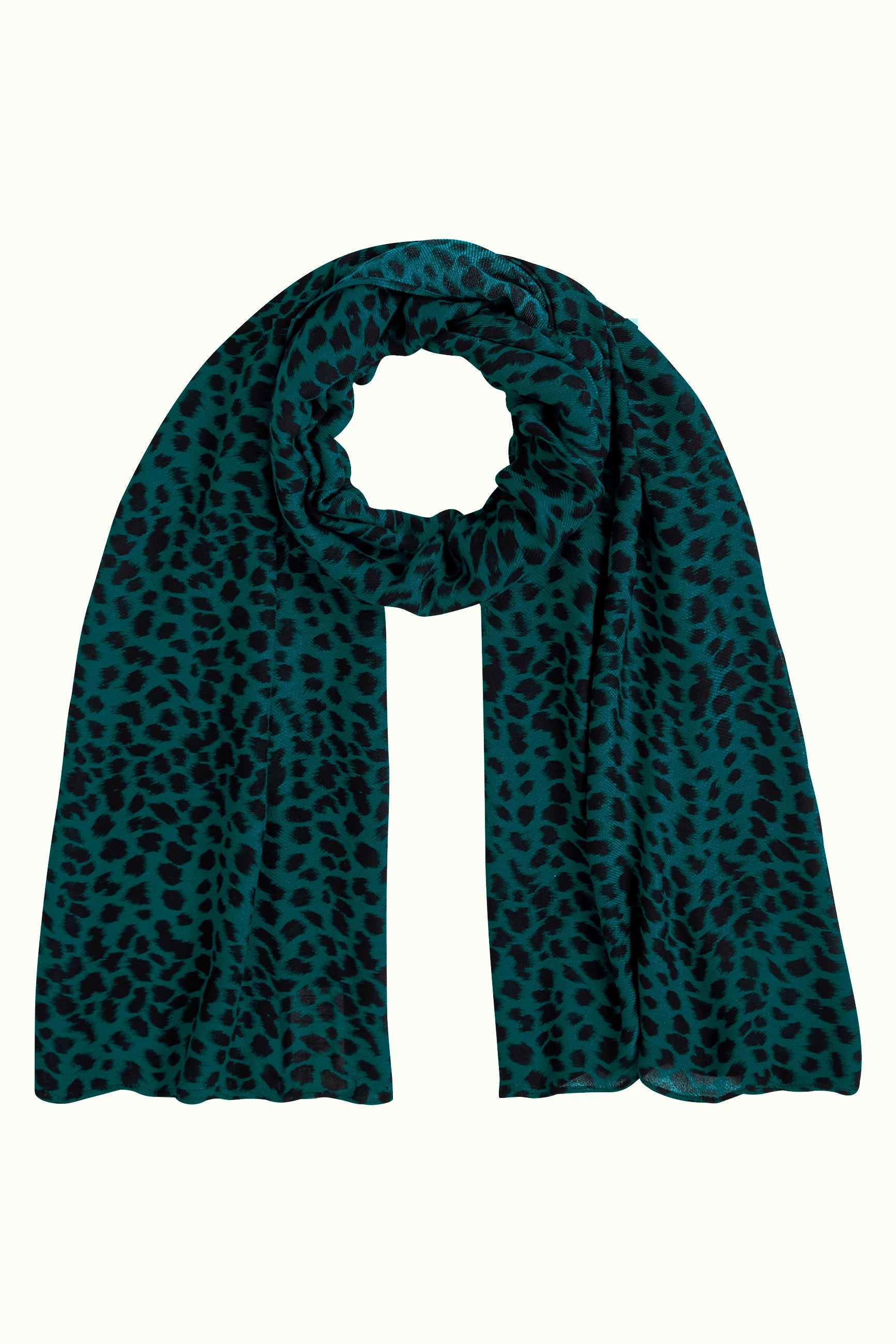 Tiger Scarf  358 Spruced Green - LEEF mode en accessoires
