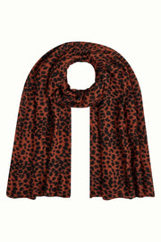 Tiger Scarf  554 Spicy Brown - LEEF mode en accessoires
