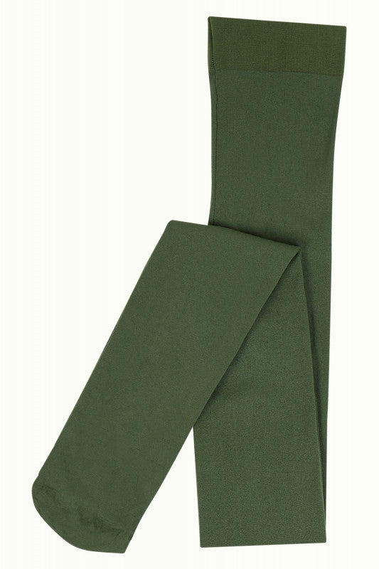 Tights Solid 203 Thyme Green - LEEF mode en accessoires