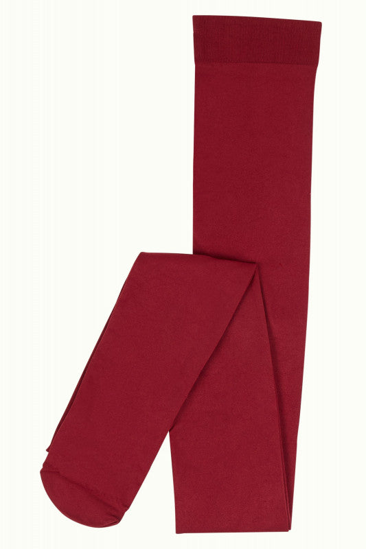 Tights Solid 622 Cabernet Red - LEEF mode en accessoires