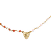 TruthfulRoseQuartzCarneliianNecklace__2