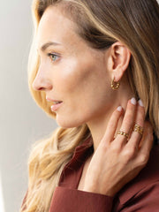 VERGULDE RING “OUI” goud - LEEF mode en accessoires