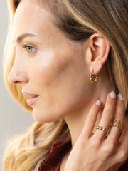 VERGULDE RING “OUI” goud - LEEF mode en accessoires