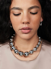 VINTAGE ZILVEREN KETTING XL Zilver - LEEF mode en accessoires