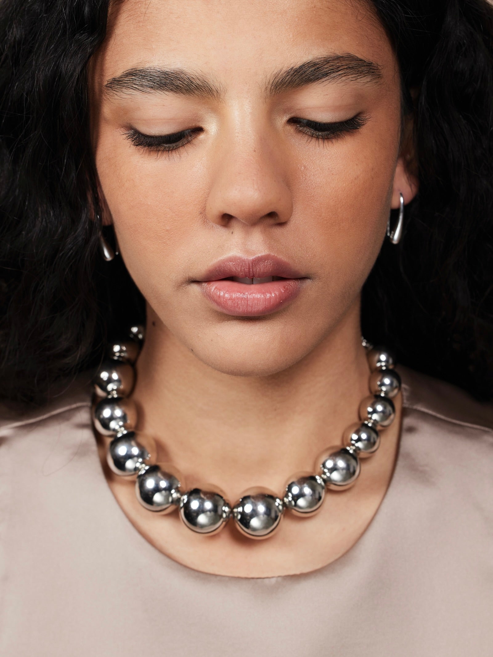 VINTAGE ZILVEREN KETTING XL Zilver - LEEF mode en accessoires