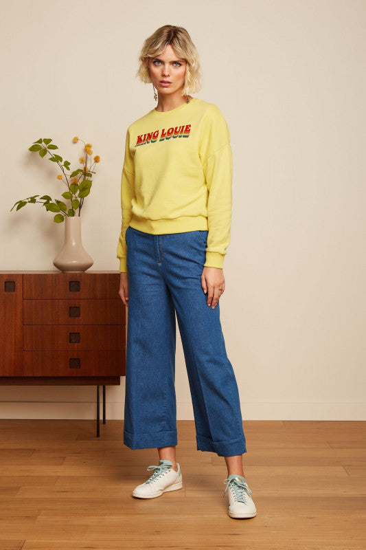 Valentina Sweater Peachy 892 Custard Yellow - LEEF mode en accessoires