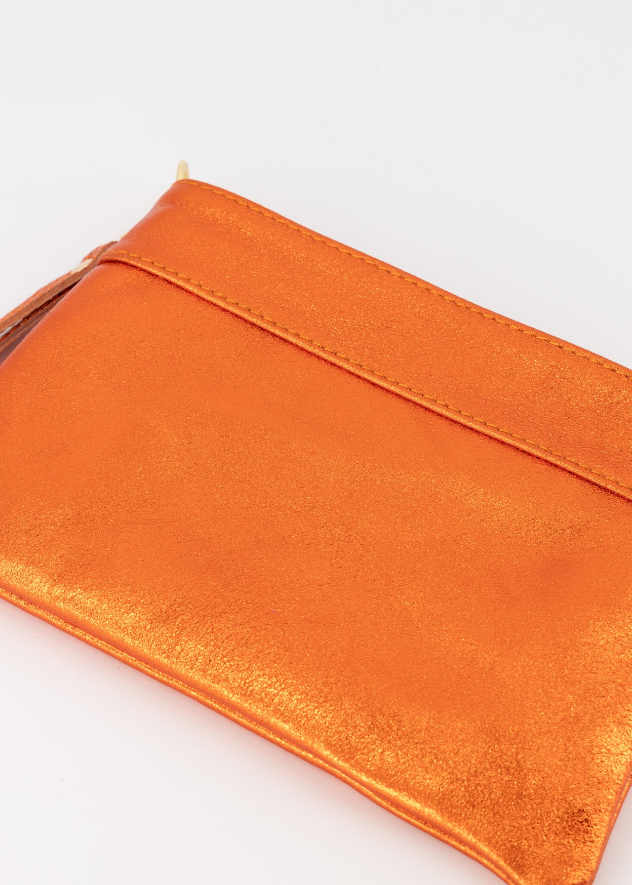 Valeria Metallic Clutch L520 Oranje