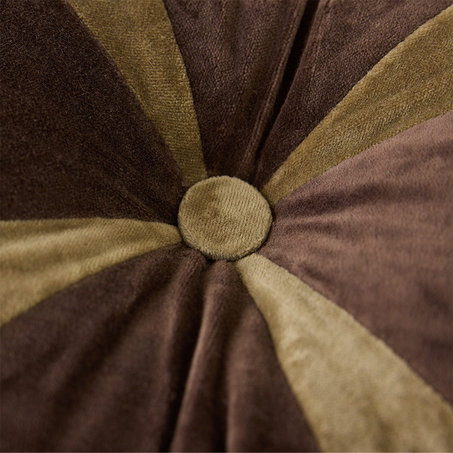 Velvet Brown Cushion (50x30) Brown - LEEF mode en accessoires