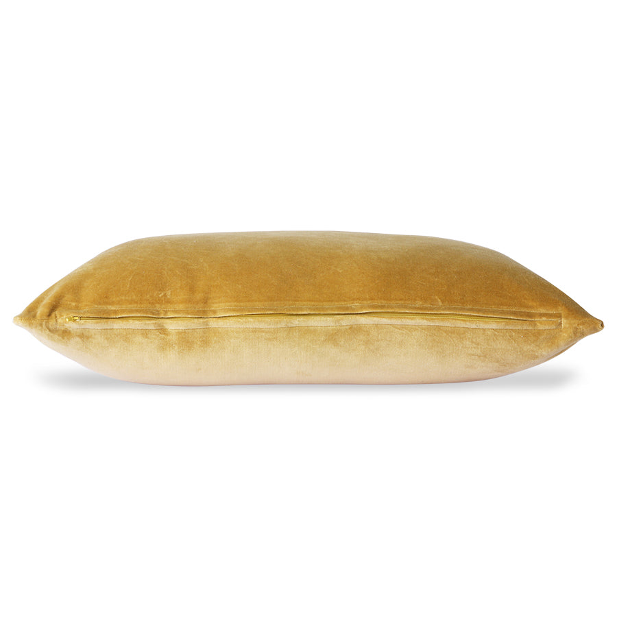 Velvet Cushion Gold Gold - LEEF mode en accessoires
