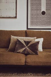 Velvet cushion (60x40cm) Army Green - LEEF mode en accessoires