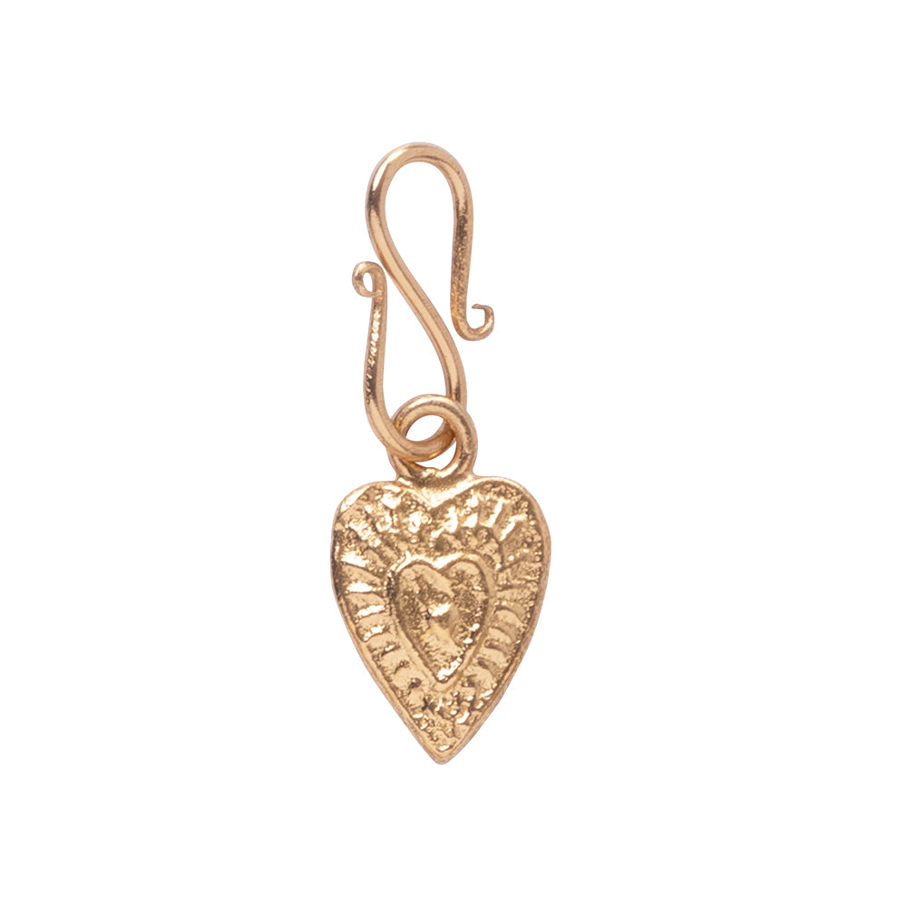 Vintage Heart Small Charm GP - LEEF mode en accessoires