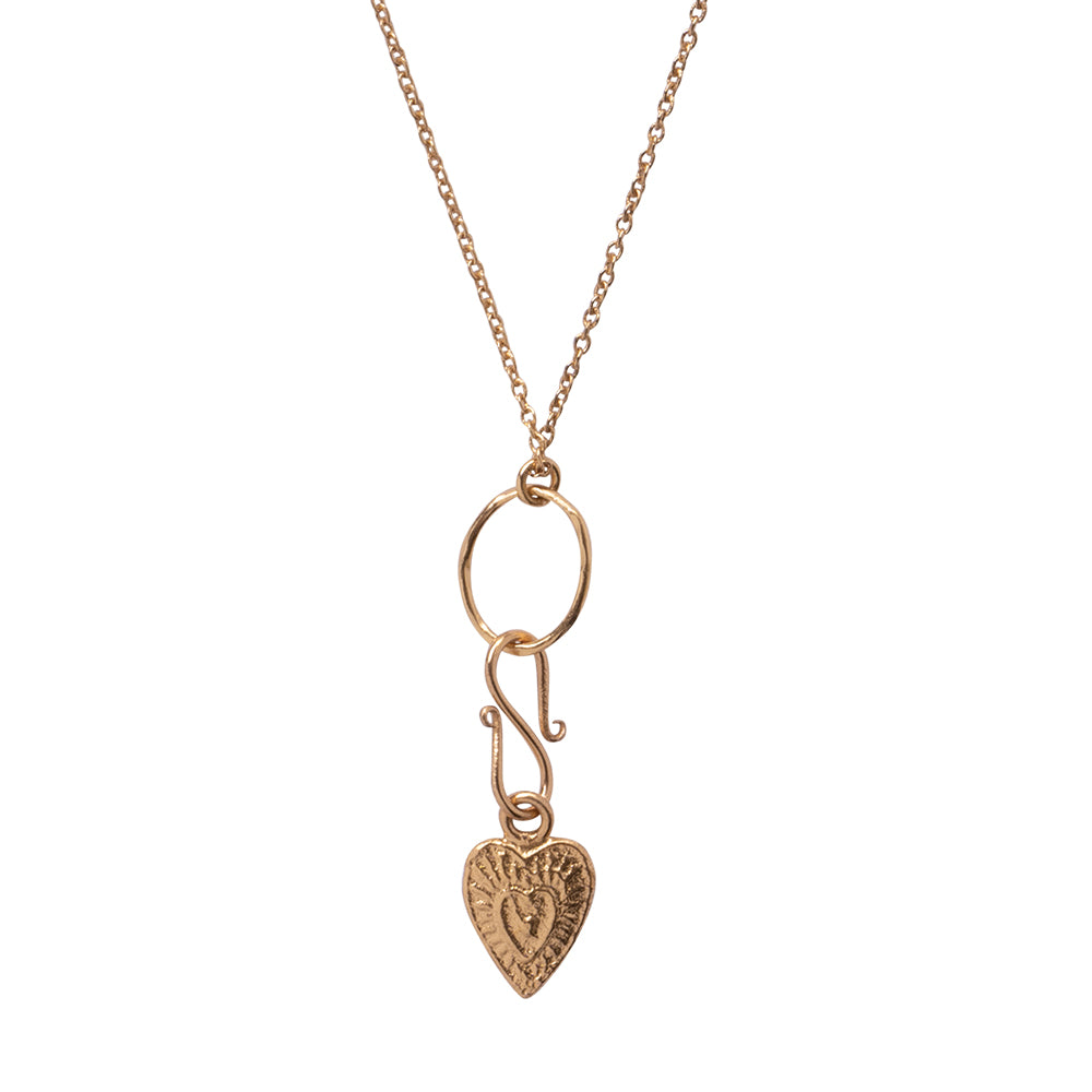 Vintage Heart Small Charm GP - LEEF mode en accessoires