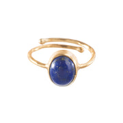 Visionary Lapis Lazuli Ring GP Lapis Lazuli - LEEF mode en accessoires