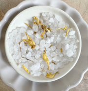Voeten badzout met kerstthema van My Paperstation, kleurrijk en feestelijk met kerstversiering op de verpakking