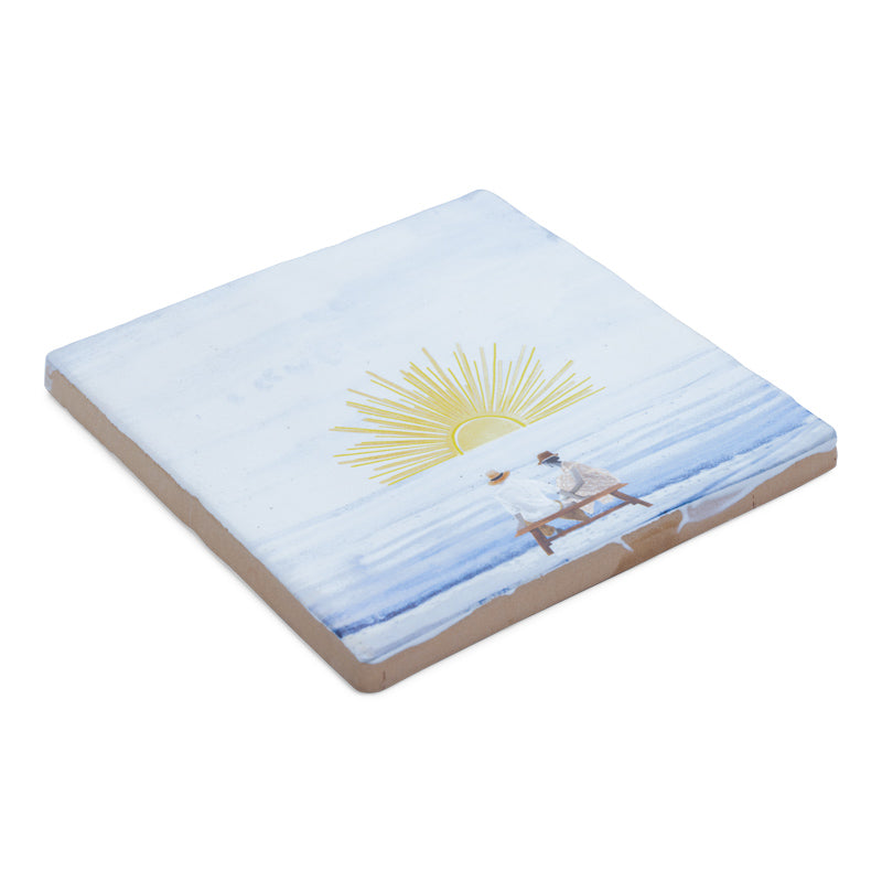 Watching the sunset together10x10cm - LEEF mode en accessoires