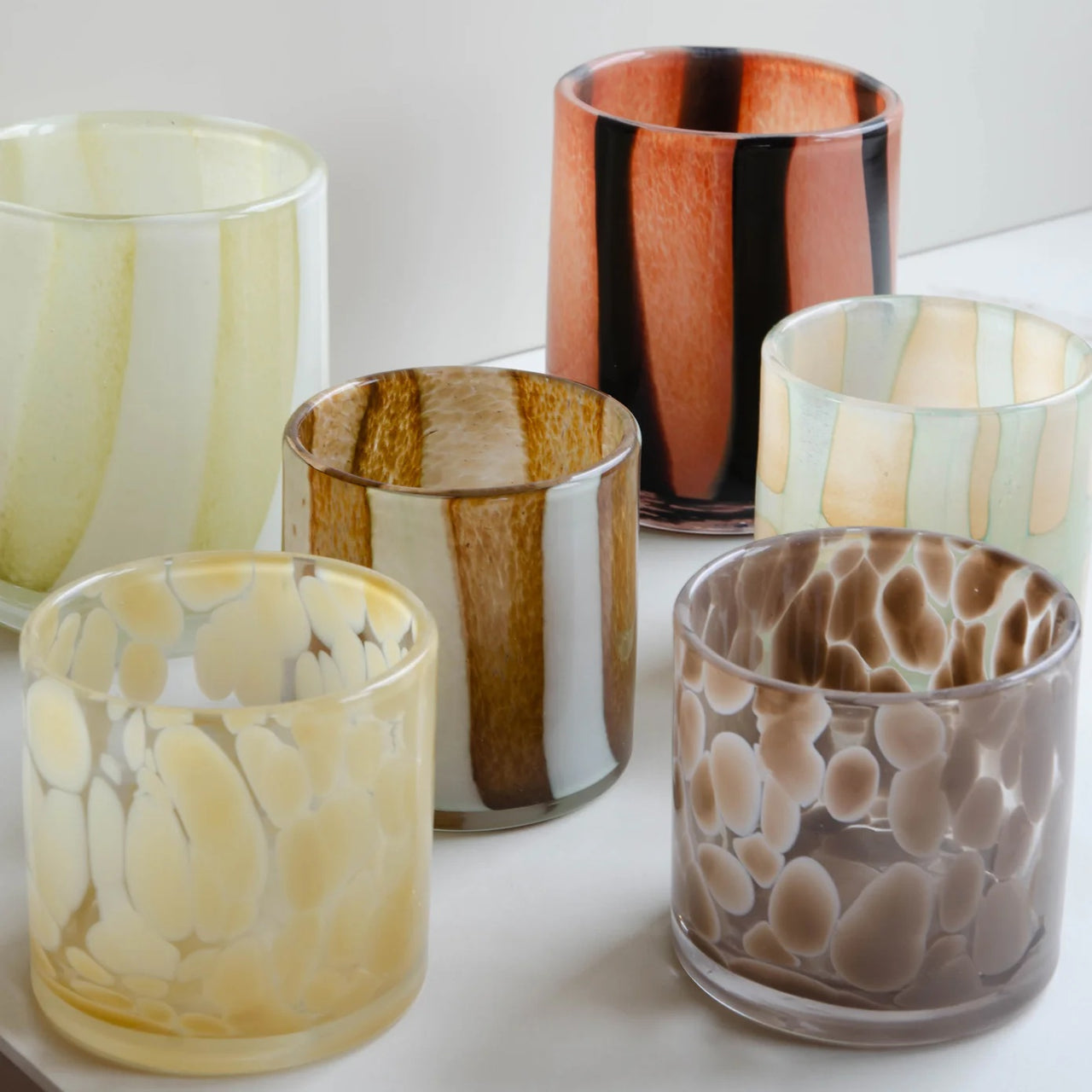 Waxinelichthouder Mila 10cm koraal - LEEF mode en accessoires