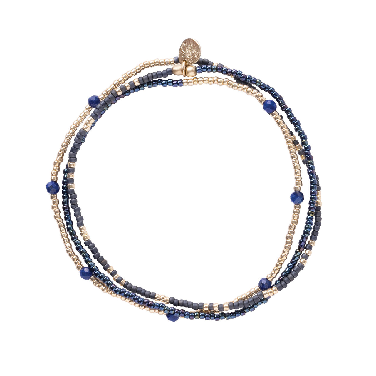 Welcome Lapis Lazuli Brcelet GC - LEEF mode en accessoires