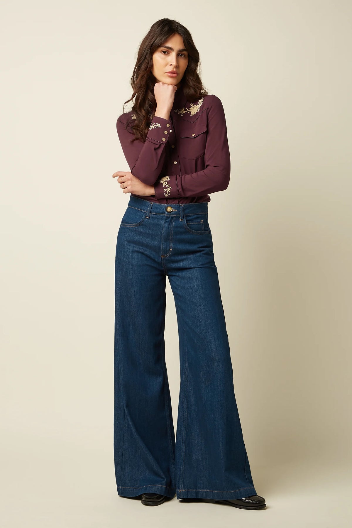 WesternBlouseRosettaEmbroiery600PortoRed__2