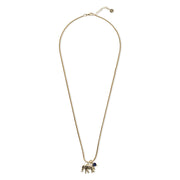 Elegante wild olifant Lapis Lazuli ketting van a Beautiful Story met natuurlijke blauwe edelsteen en zilveren details.