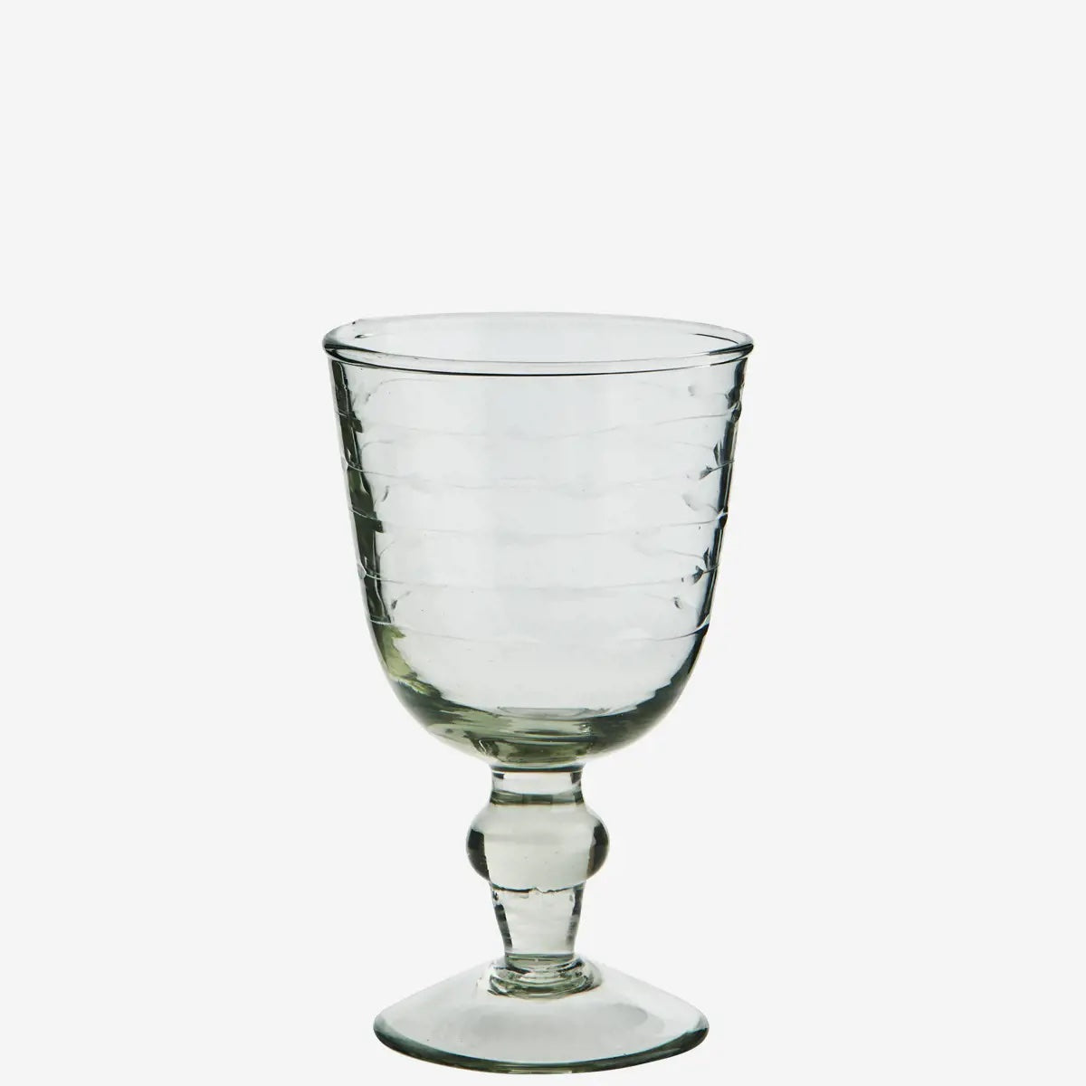 Wine glass w/ Cutting Clear Glass - LEEF mode en accessoires