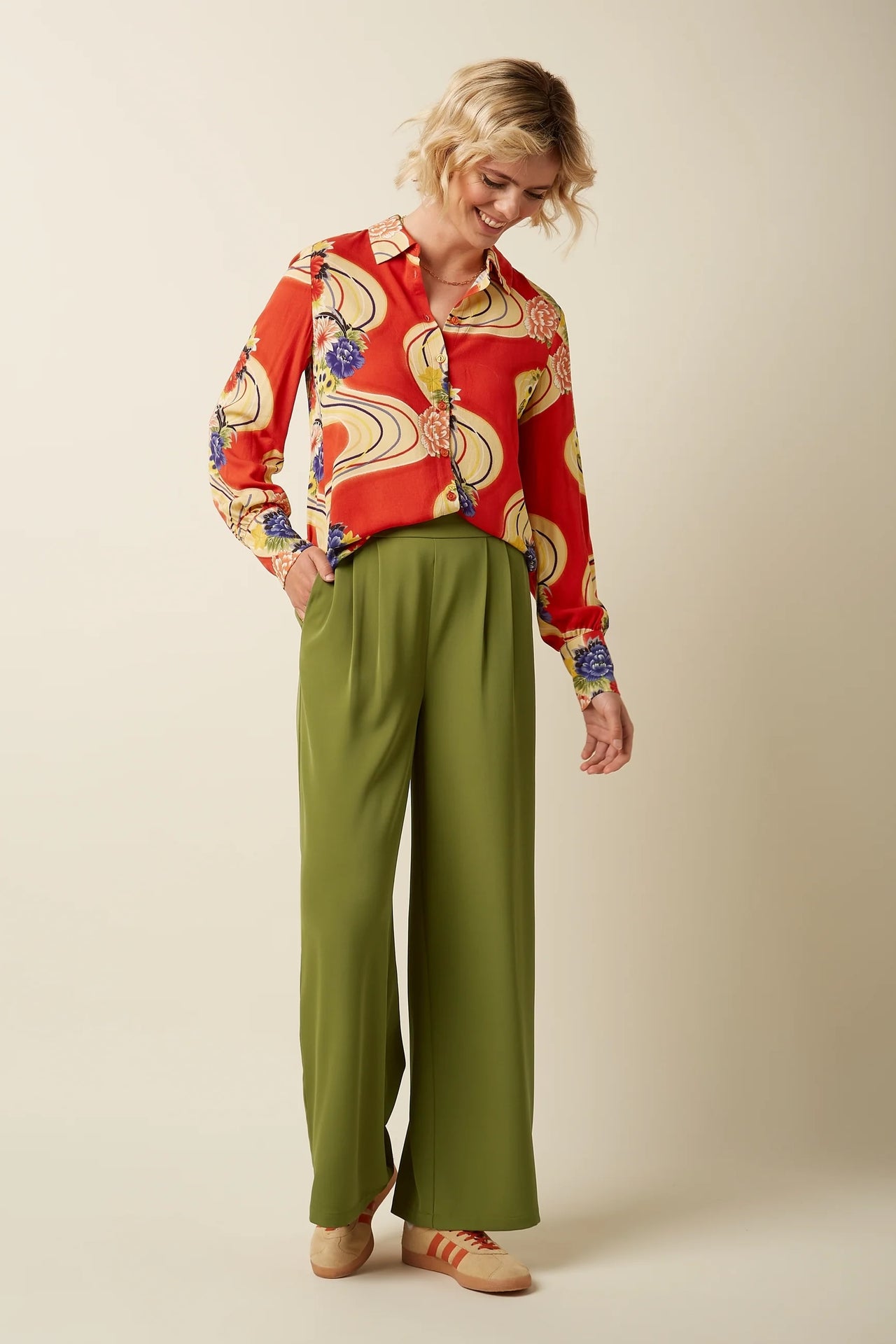 Winona Blouse Ember 945 Spicy Orange