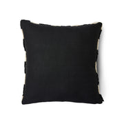 Woolen cushion black and white statement (50x50cm) - LEEF mode en accessoires