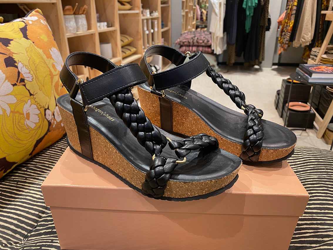 Woven Lady Black - LEEF mode en accessoires