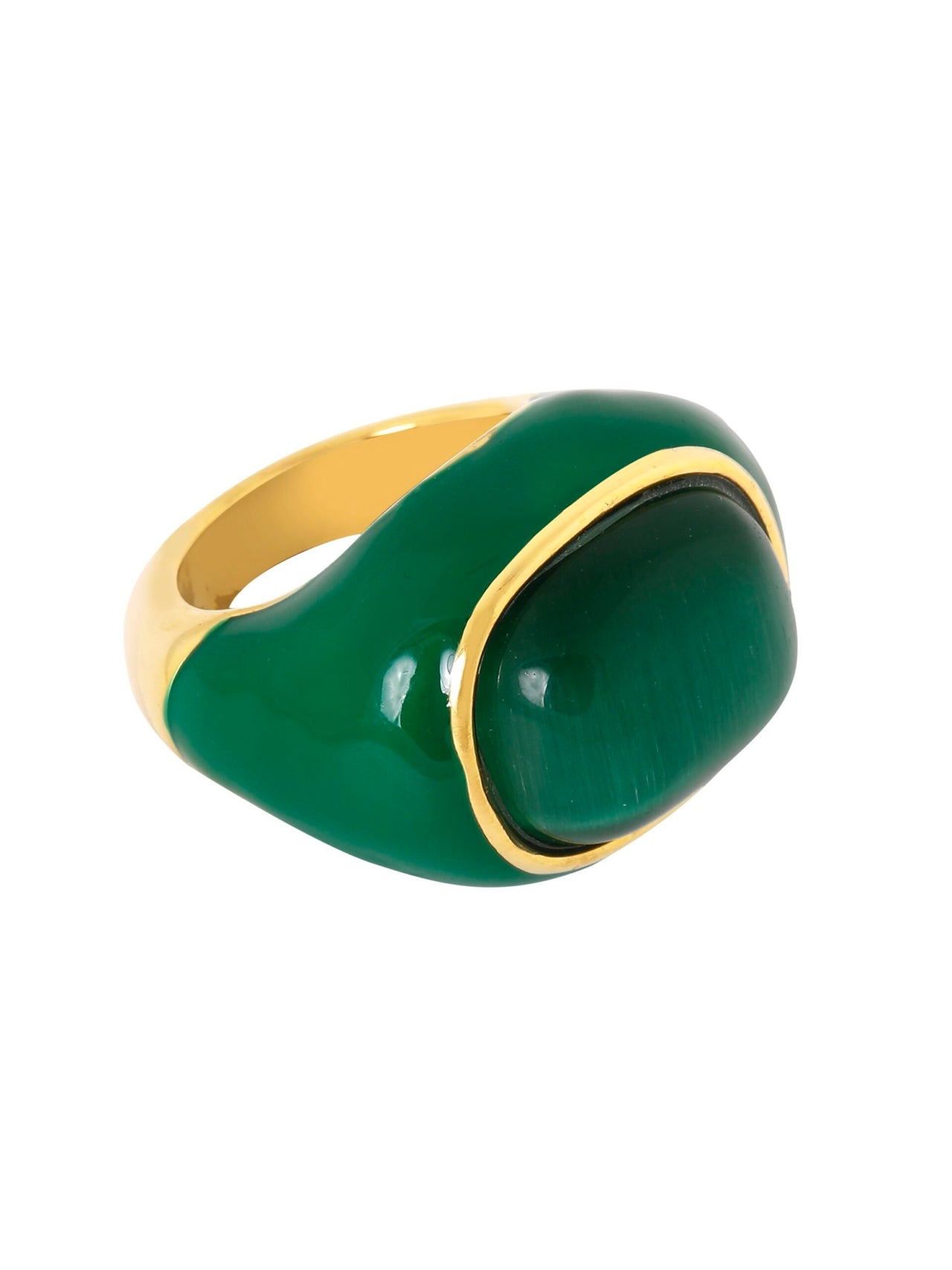 XL RING GROEN groen - LEEF mode en accessoires