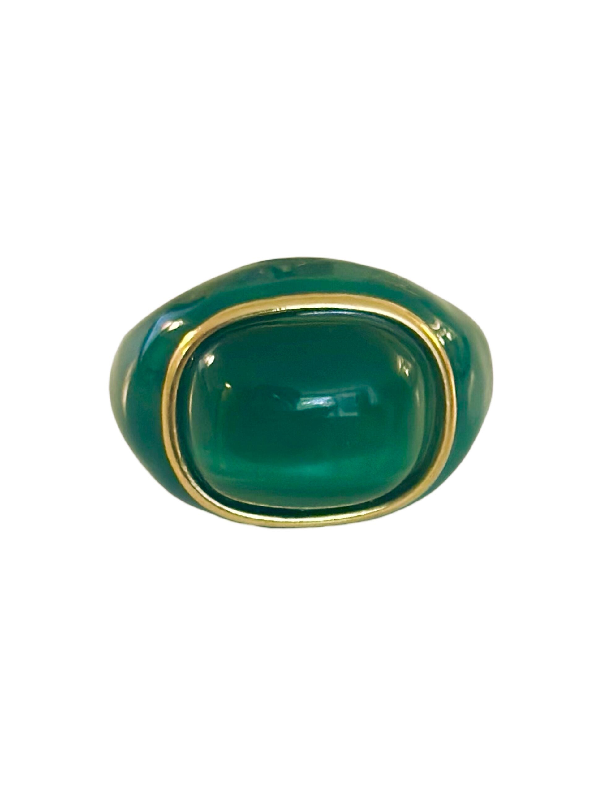 XL RING GROEN groen - LEEF mode en accessoires