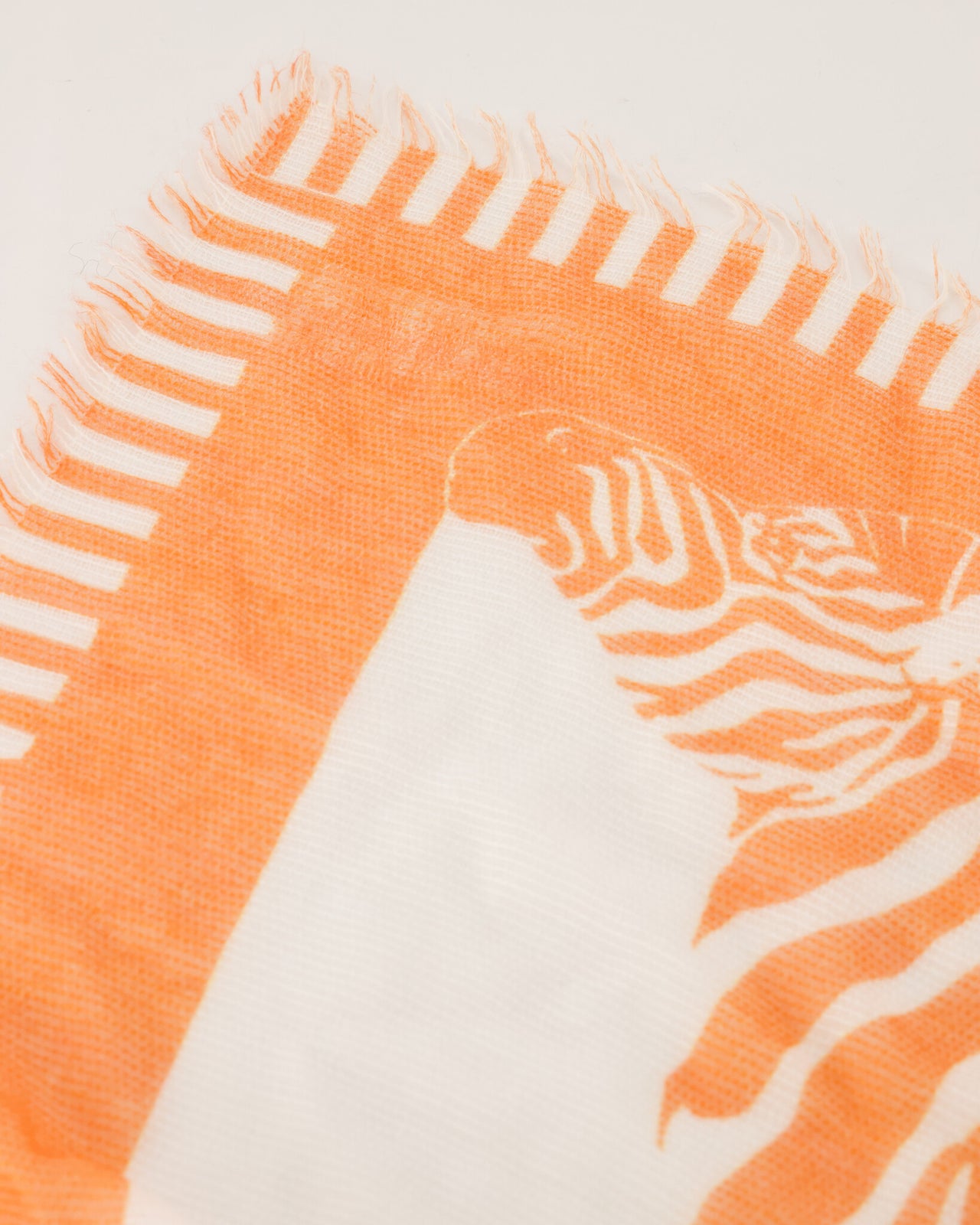 Zabra Sjaal Oranje - LEEF mode en accessoires