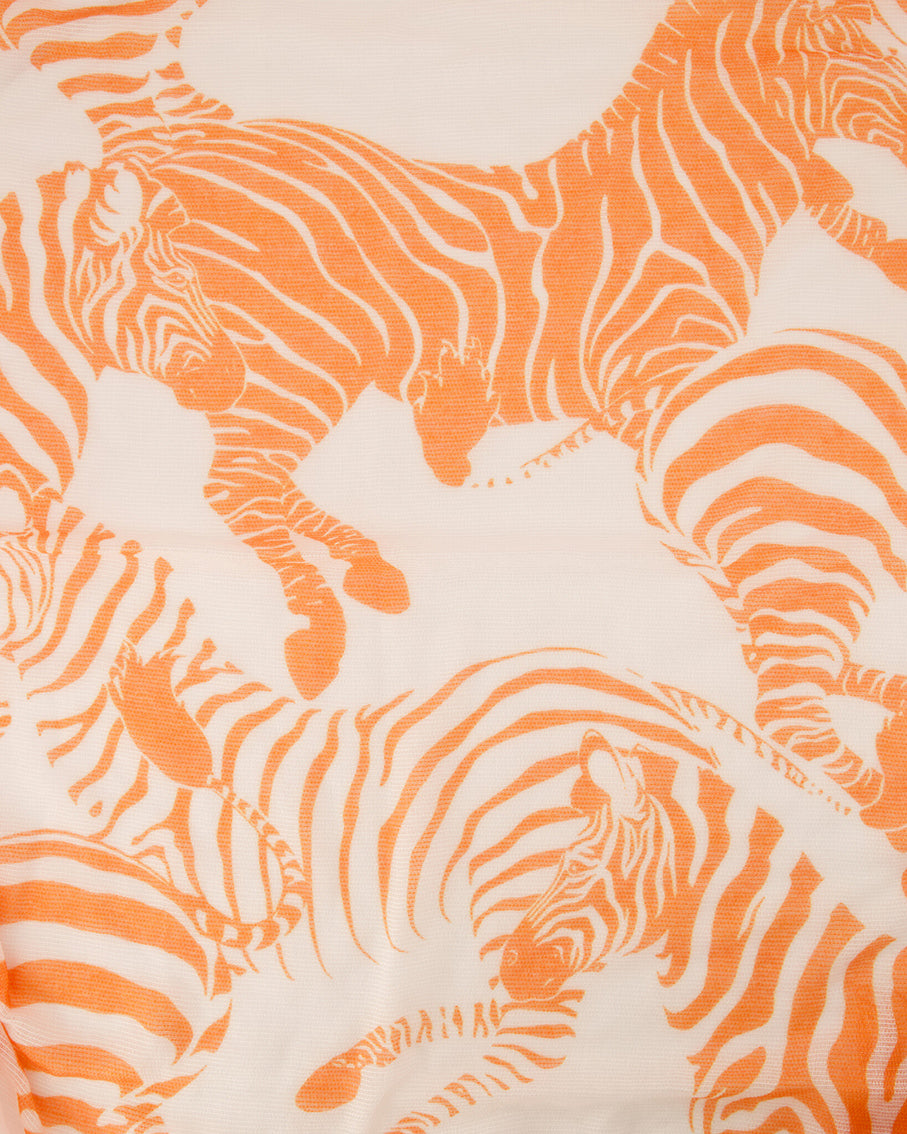 Zabra Sjaal Oranje - LEEF mode en accessoires