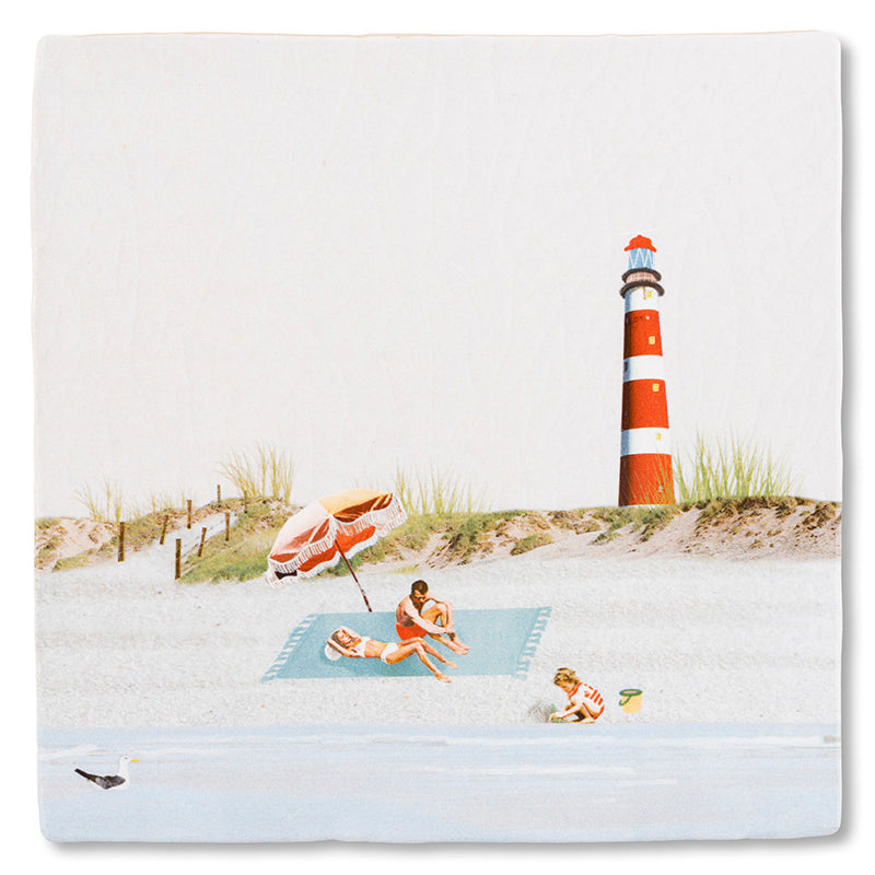 Ziltig zand van Ameland 10x10cm - LEEF mode en accessoires