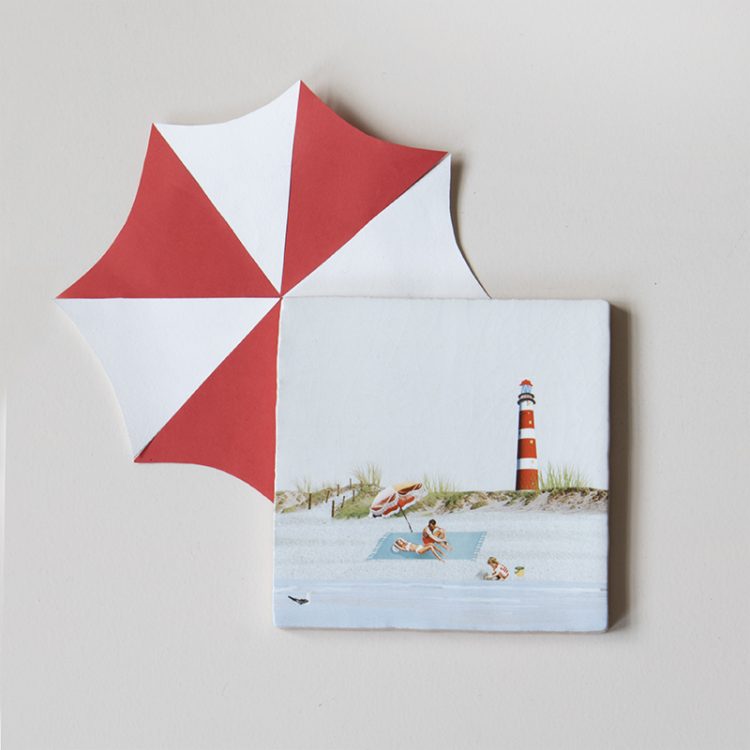 Ziltig zand van Ameland 10x10cm - LEEF mode en accessoires
