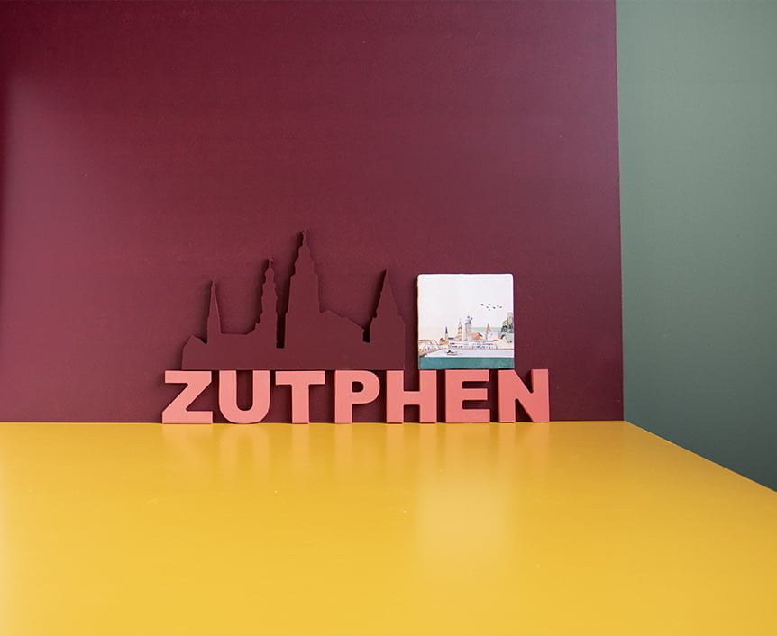 Zutphen Torenstad 10 x 10cm - LEEF mode en accessoires