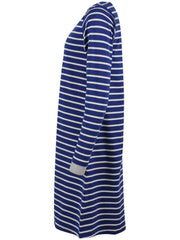 Nassau Dress 3512 Royal Blue/Off White van Danefae te koop bij LEEF mode en accessoires Meppel